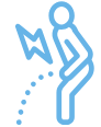 Mens health blue icon