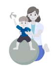Pediatrics blue icon